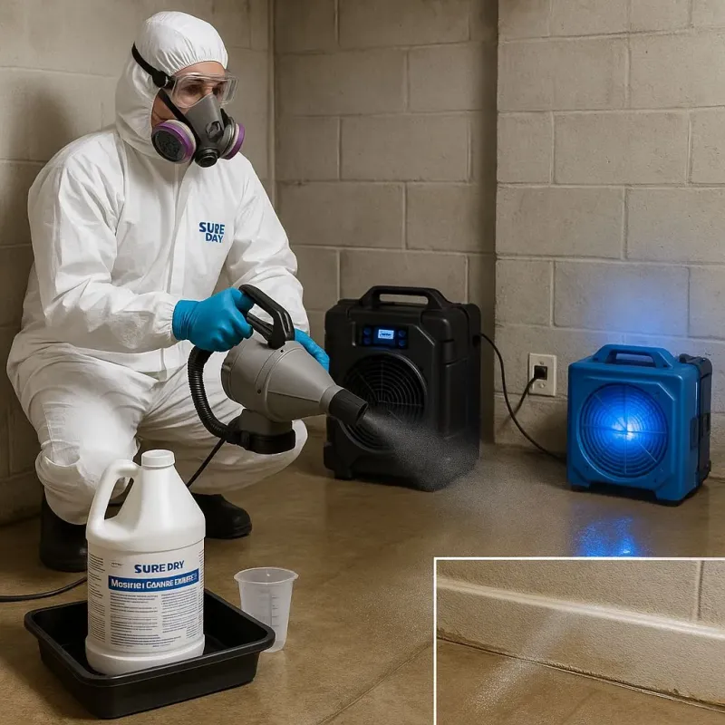 Sanitization and Odor Removal process in North Richland Hills, TX