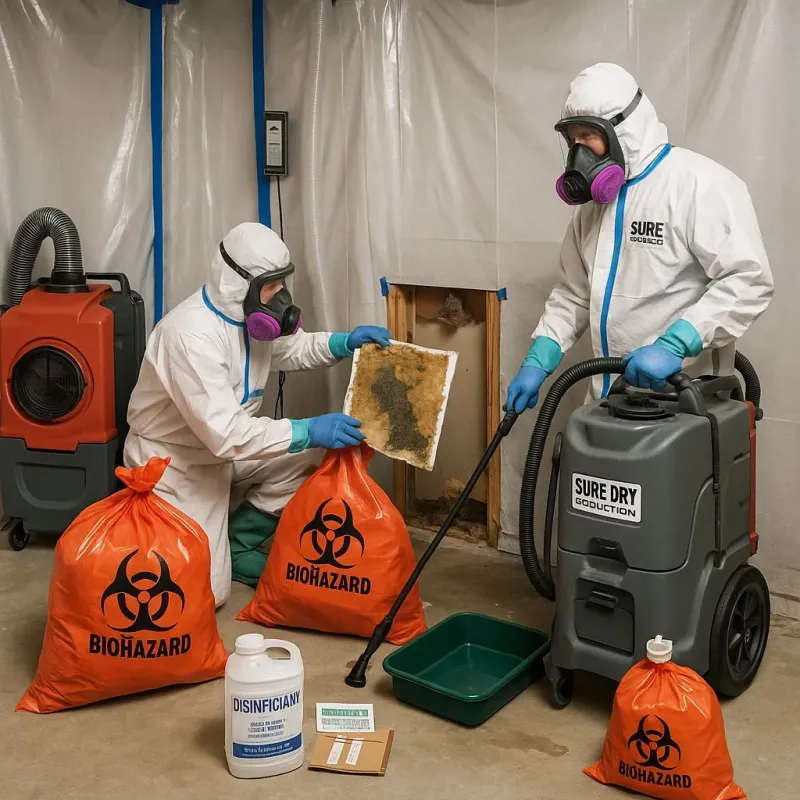 Contaminated Water Handling Protocols process in North Richland Hills, TX