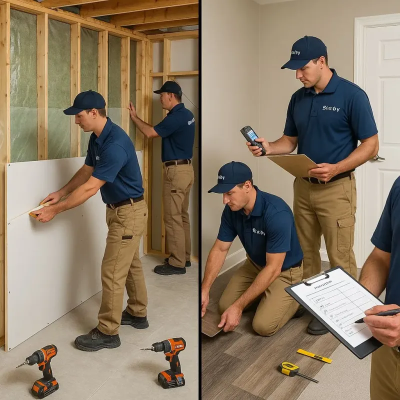 Repairs and Reconstruction process in North Richland Hills, TX
